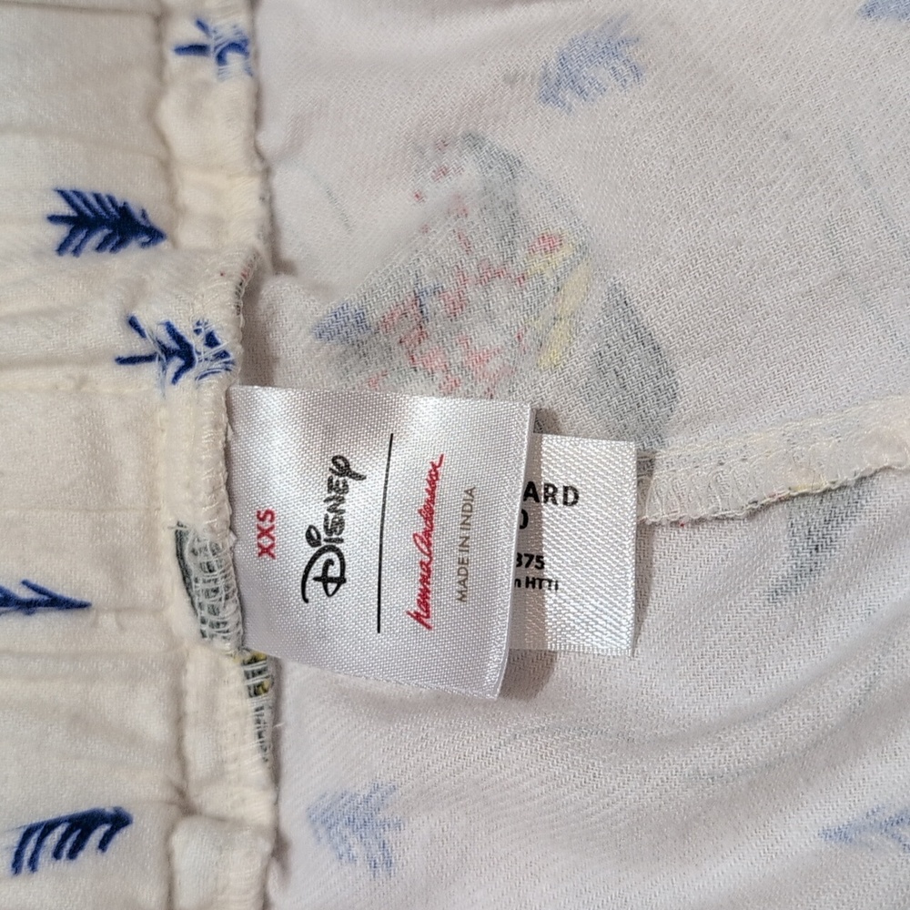 Hanna Anderson Mickey Mouse Holiday Pajama 100% Cotton Flannel Set Size XXS - Picture 12 of 14